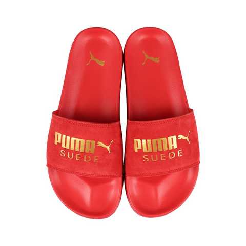 Puma leadcat 2025 suede slides women s