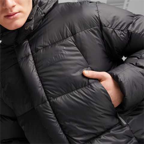 Puma hooded clearance down jacket